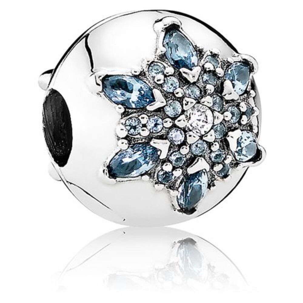 THIS is for SASSY ONLYPandora Crystallized Snowflake Clip Blue